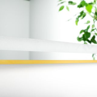 Зеркало FIXSEN с подсветкой LED прямоугольное 90х70 см золото-сатин (FX-2090G)